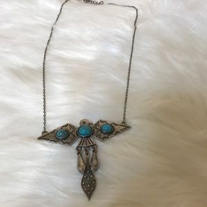 Buy 1 get 1 free Turquoise bird necklace